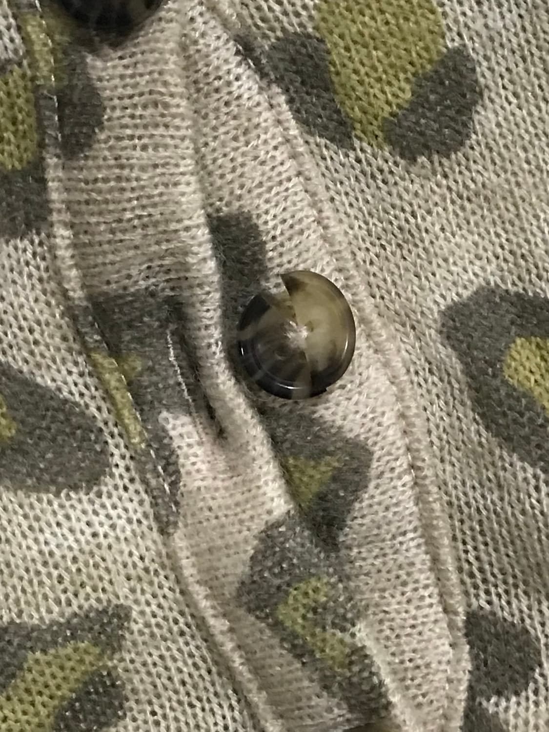 빈티지 갸루 레오파드 딥 브이넥 가디건 상품이미지5