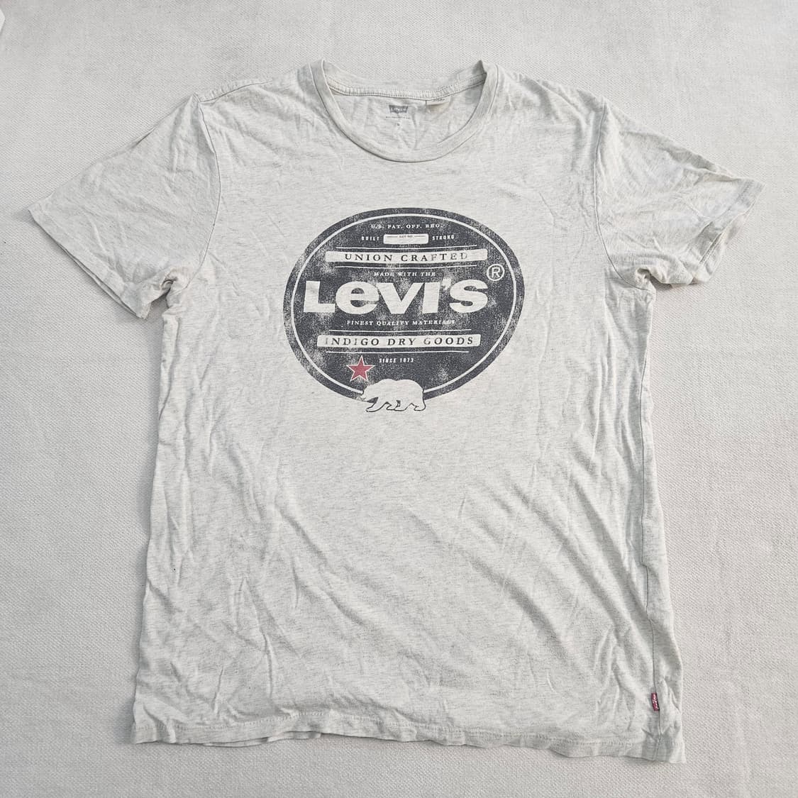 M 리바이스 빅로고 화이트 반팔티 0303Y 상품이미지1