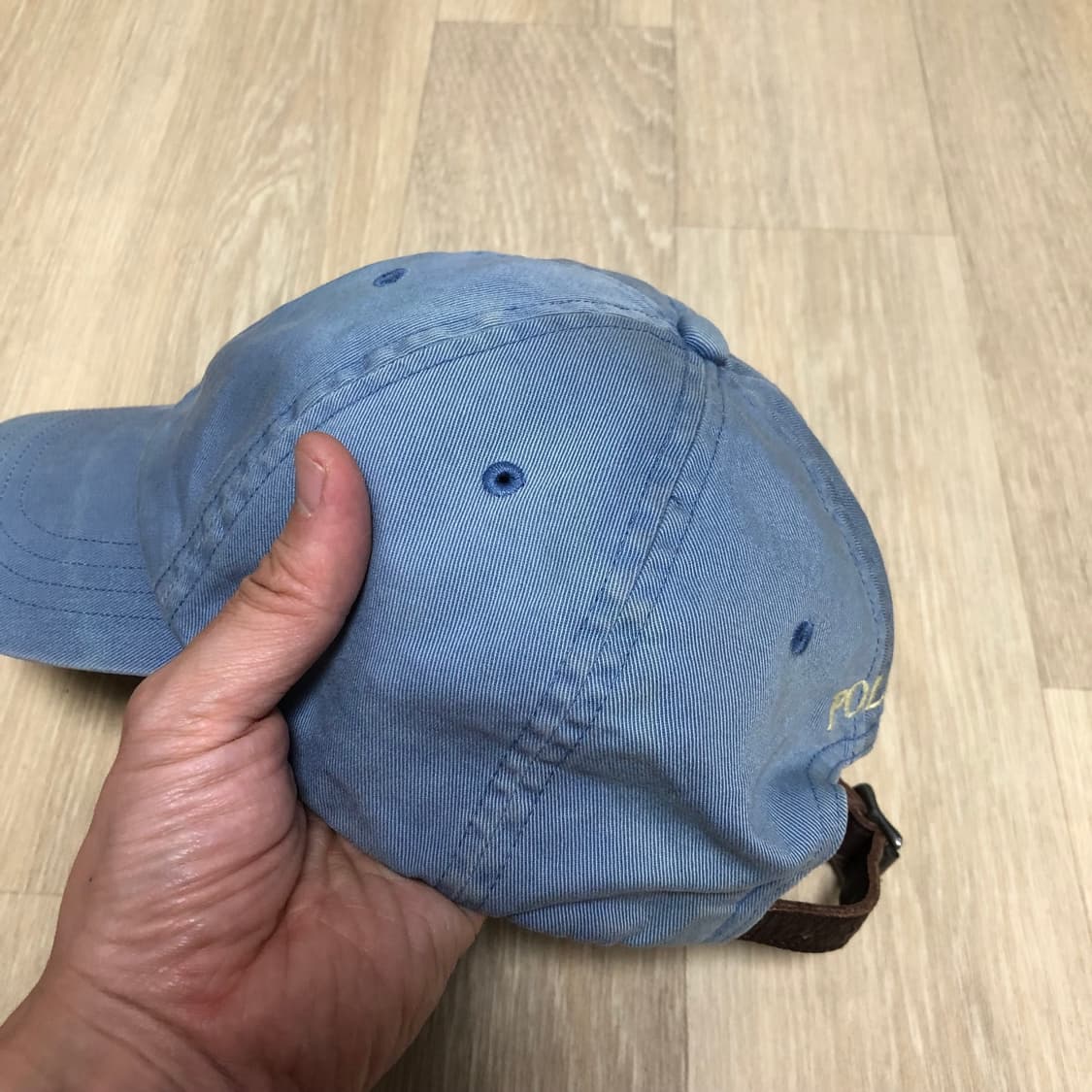 (OS) 폴로 랄프로렌 POLO 페이딩 워시드 블루 볼캡 모자 상품이미지2