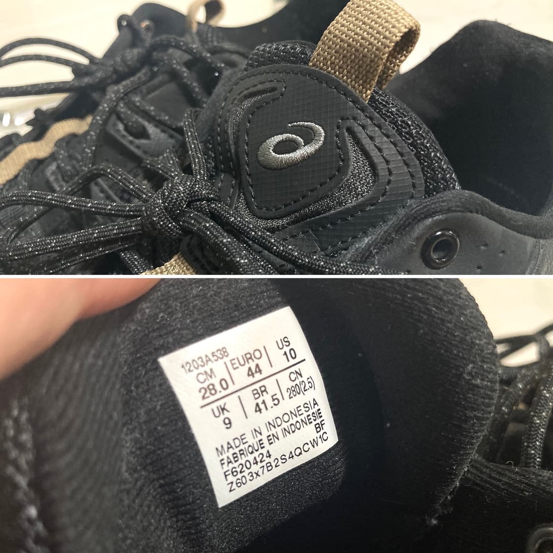 (거의 새것)아식스 젤 소노마 일본판 블랙페퍼 275-280 상품이미지7