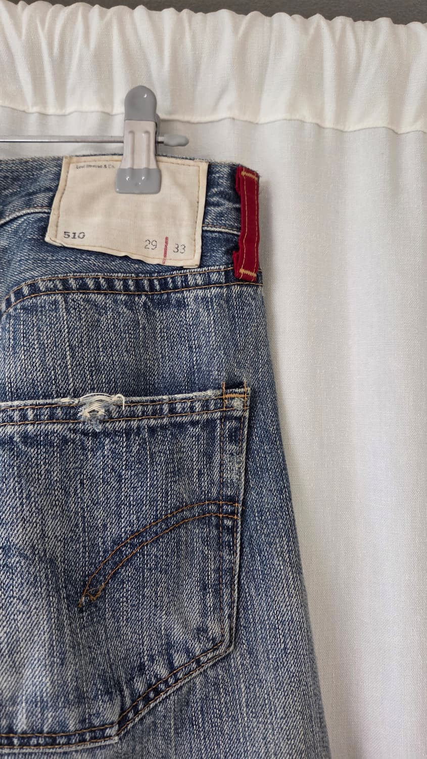 00s 빈티지 리바이스 510 레드룹 29 x 33 스트레이트핏 상품이미지5