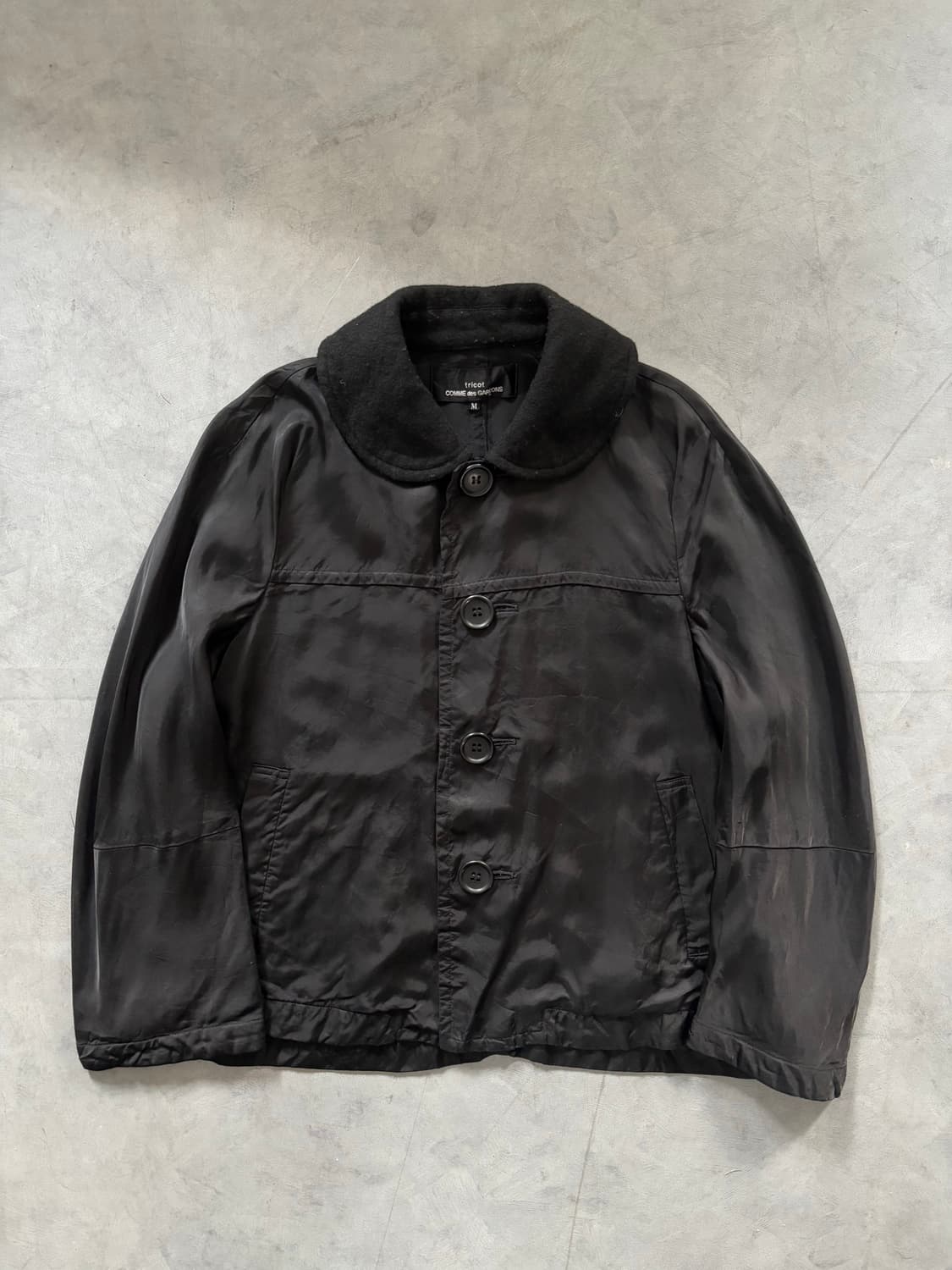 Comme des Garcons tricot 꼼데가르송 트리콧 블랙 자켓 상품이미지6