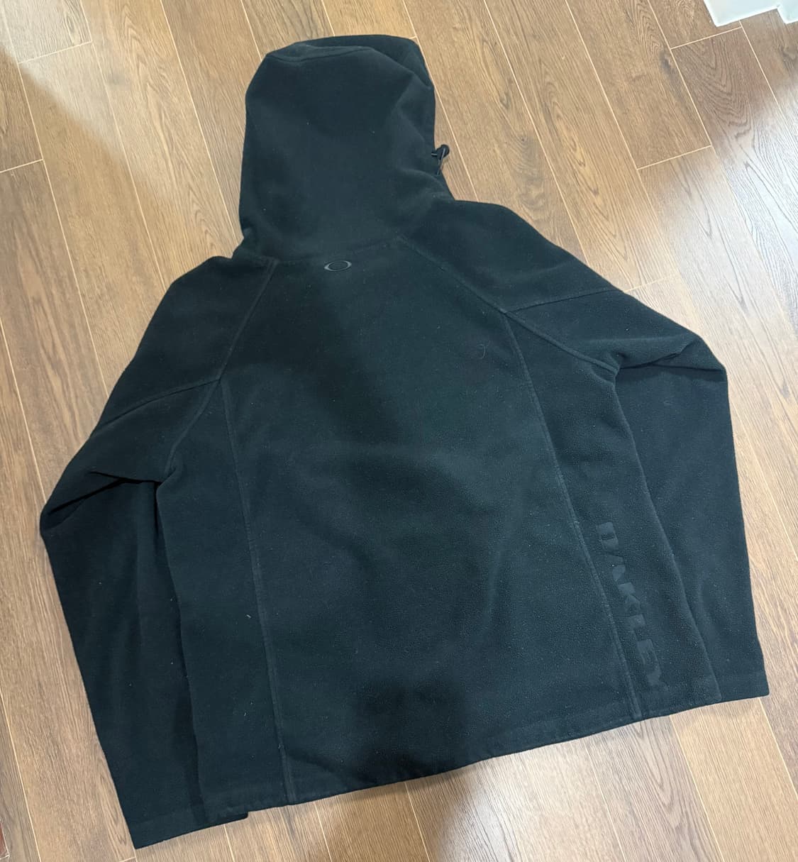 (XL) 00s 오클리 아카이브 플리스 후리스 후드 블랙 상품이미지2