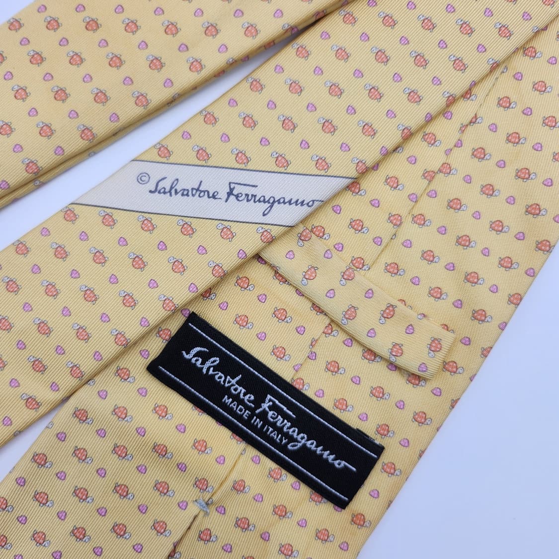 페라가모 실크 넥타이 [BFC7338_0542-14] 상품이미지4