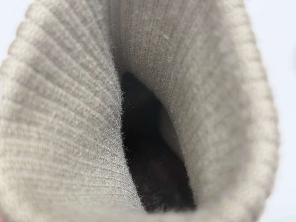 게스 갸루 스타일 아이보리 베이지 퍼 폼폼이 힐 부츠 상품이미지6