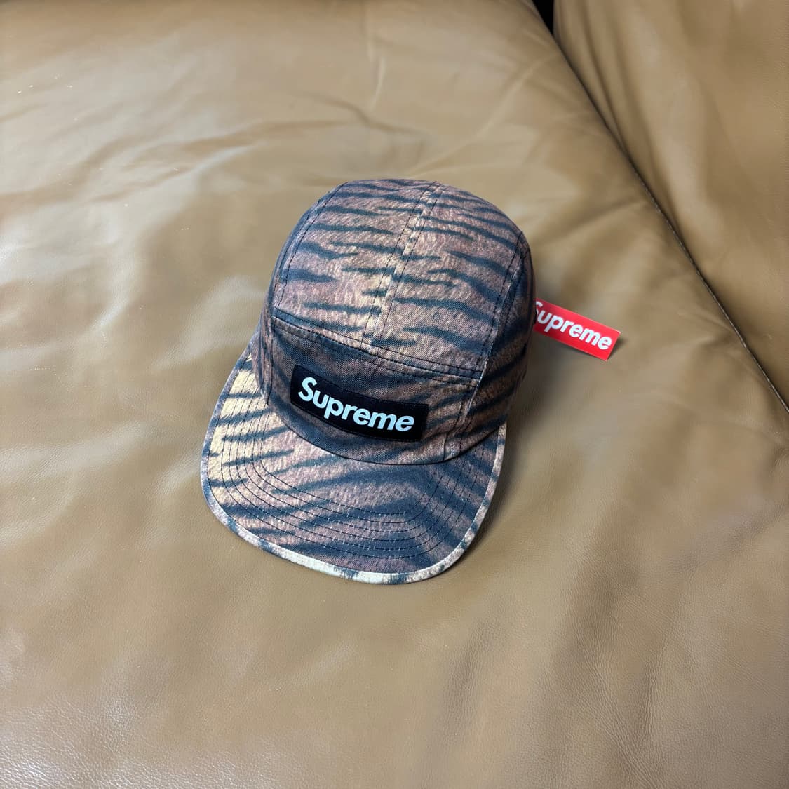 슈프림 캠프캡 모자 박스로고 타이거 상품이미지1