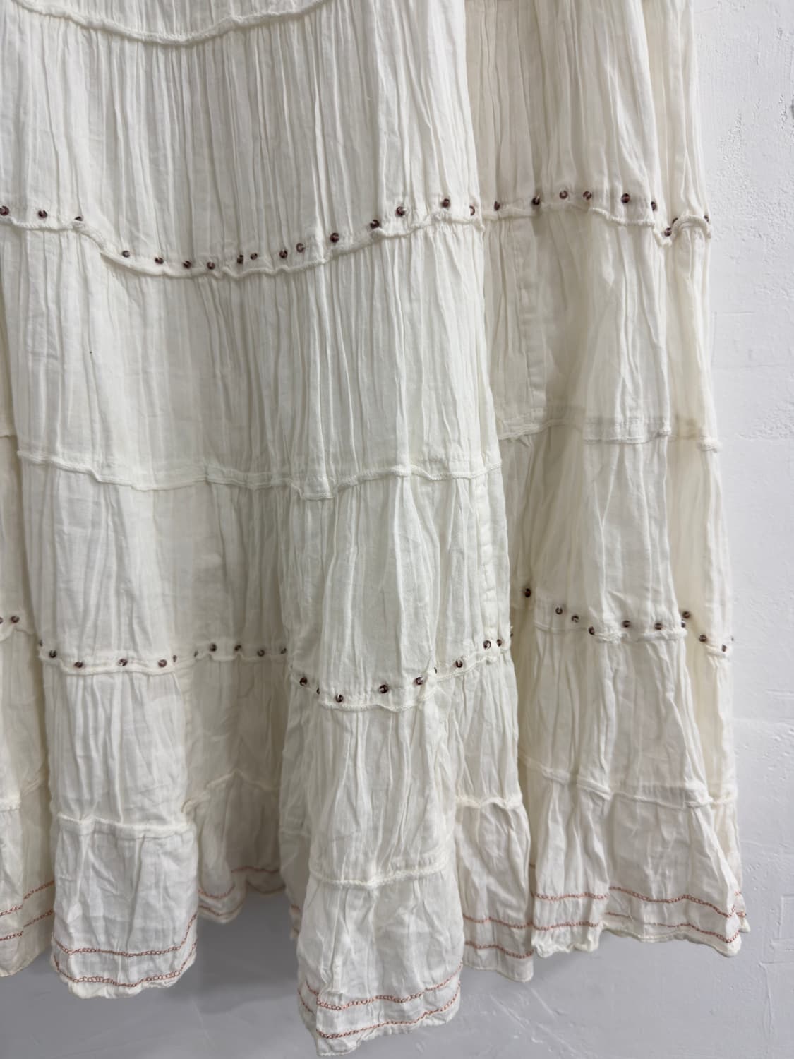 welfare hippy white skirt 상품이미지3