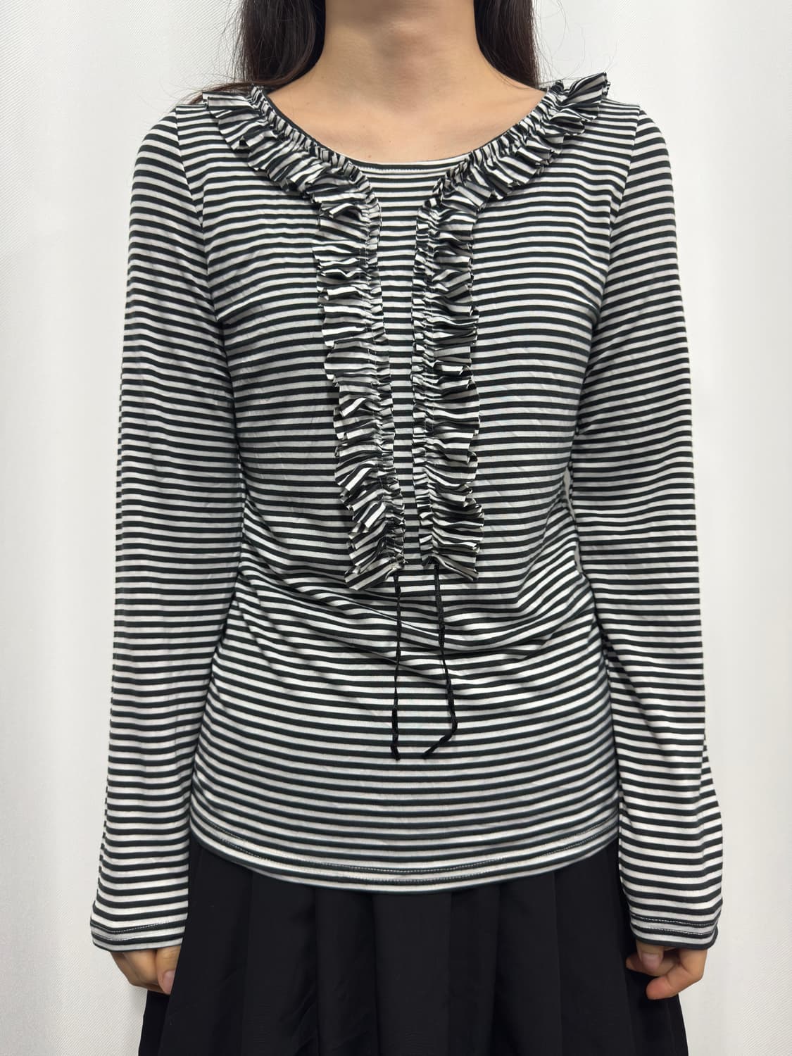 frill stripe top 상품이미지1