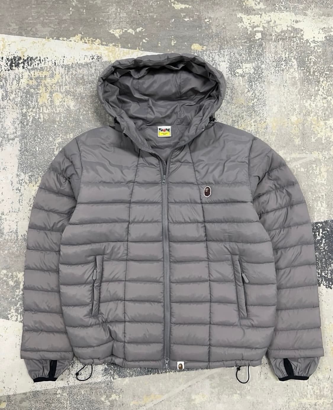 베이프 Bape 후드 포켓 경량패딩 차콜 상품이미지2