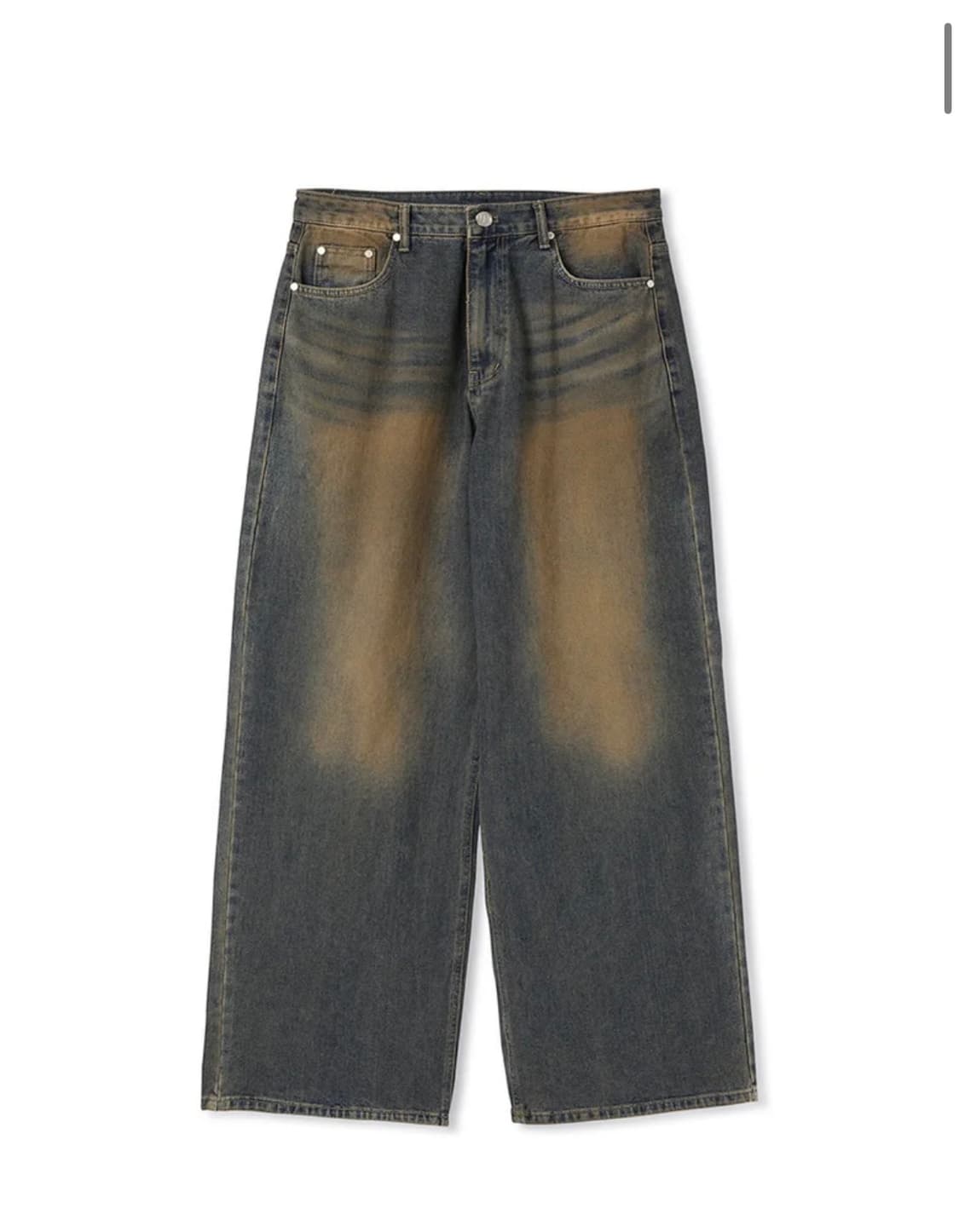 DNSR (S)시그니처 와이드 데님 팬츠 머드 상품이미지1