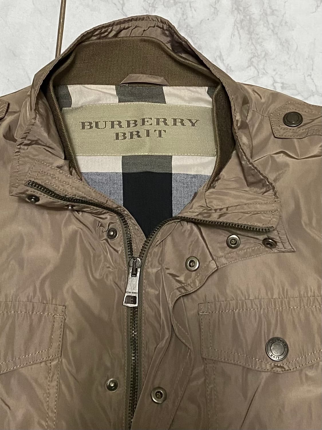 버버리 나일론 얇은 야상 자켓 사이즈 95 상품이미지3