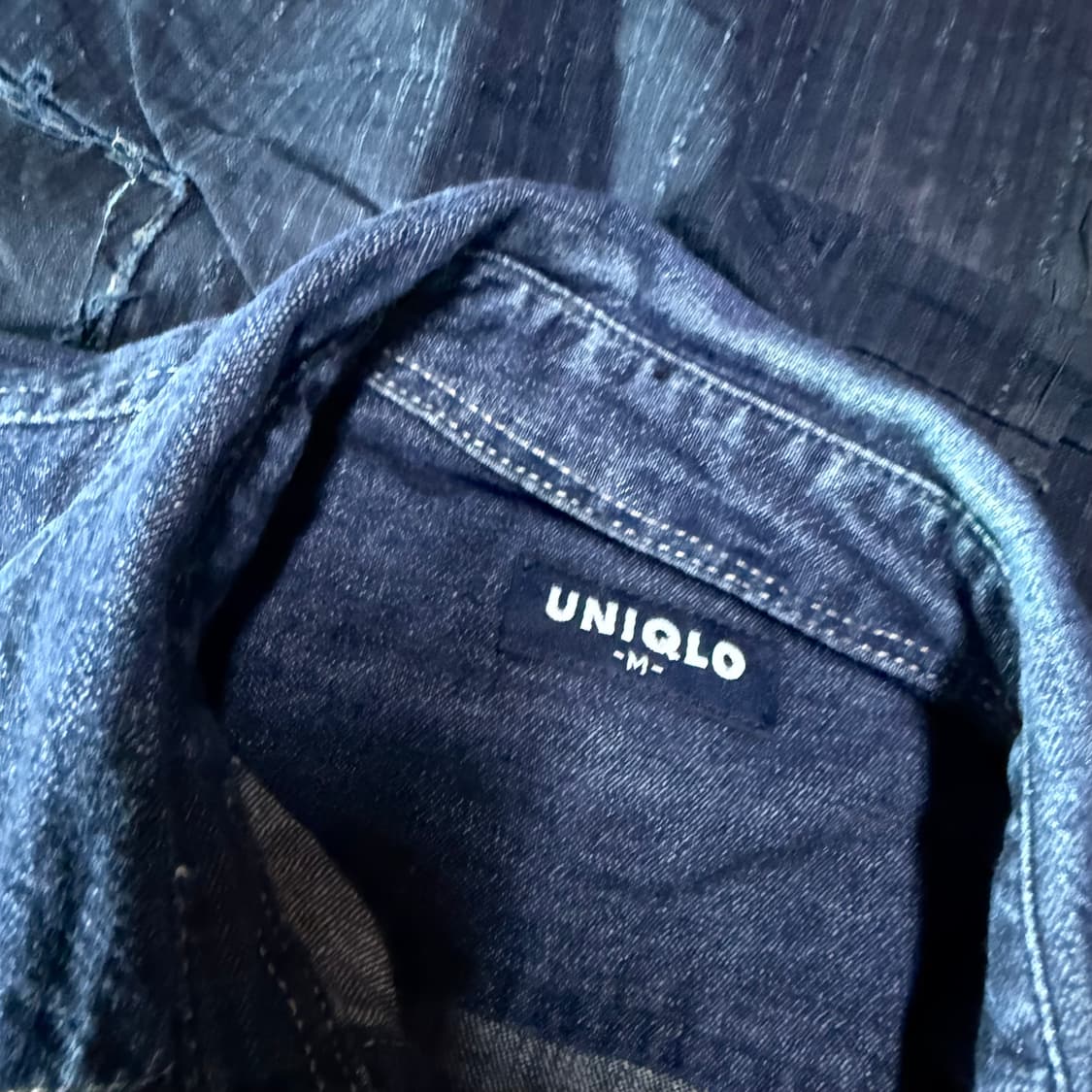 유니클로 재팬 데님 워크셔츠 M 상품이미지4