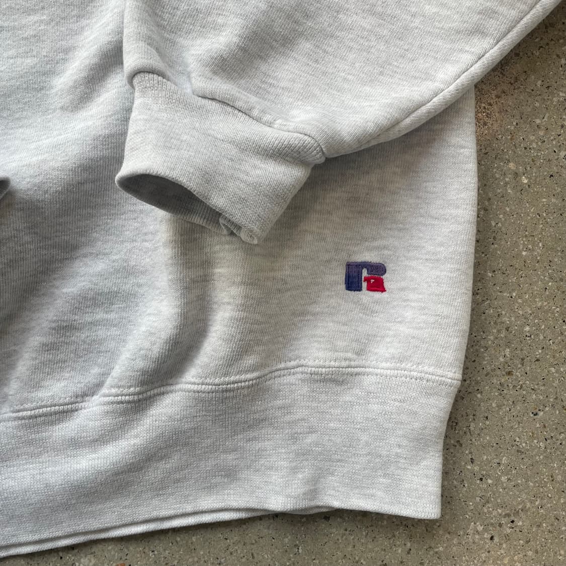 빈티지 러셀 애슬레틱X엘엘빈 터틀넥 스웻셔츠 그레이 상품이미지4
