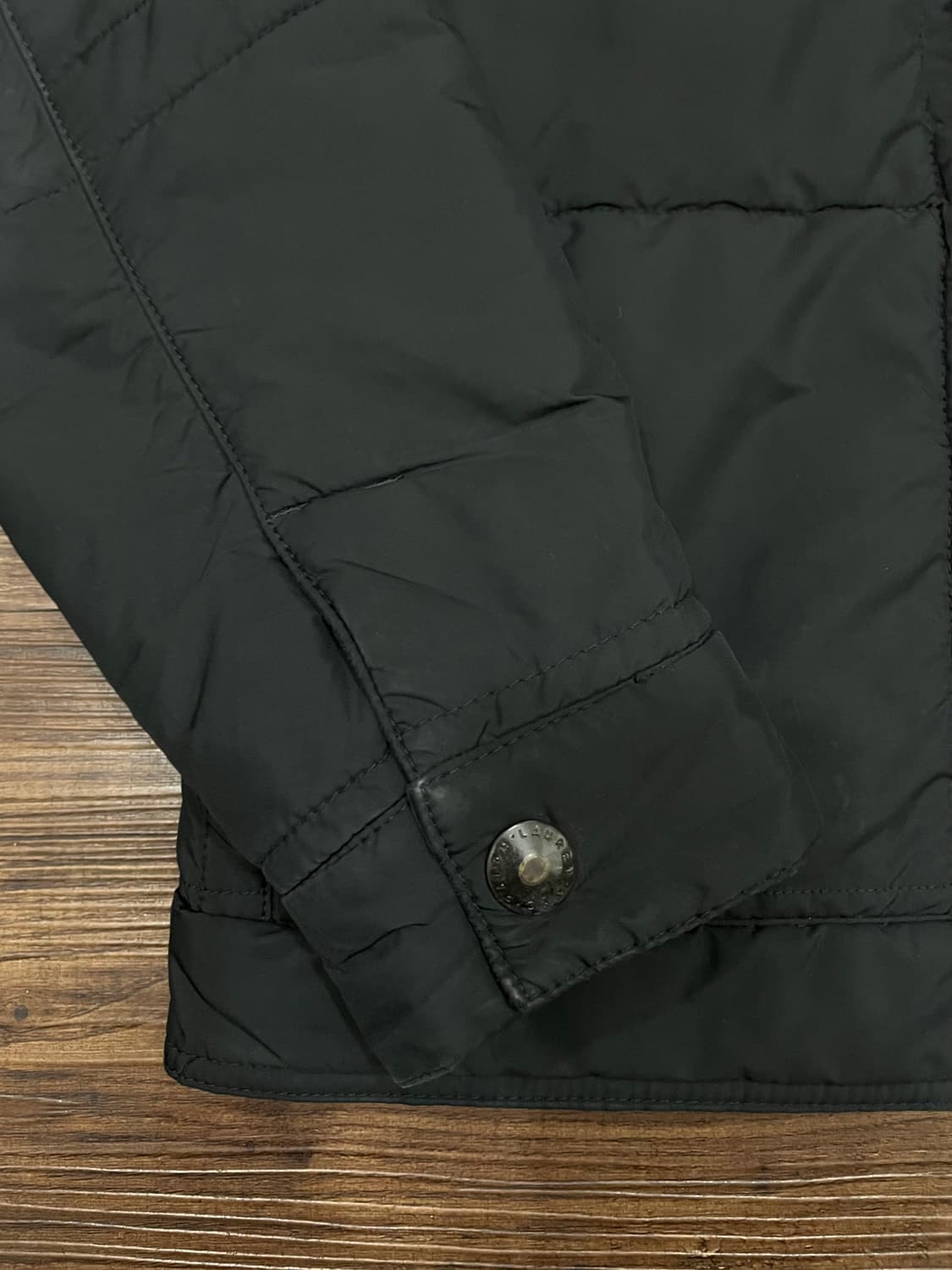 폴로 랄프로렌 레이싱 푸퍼 패딩 자켓 블랙 상품이미지4