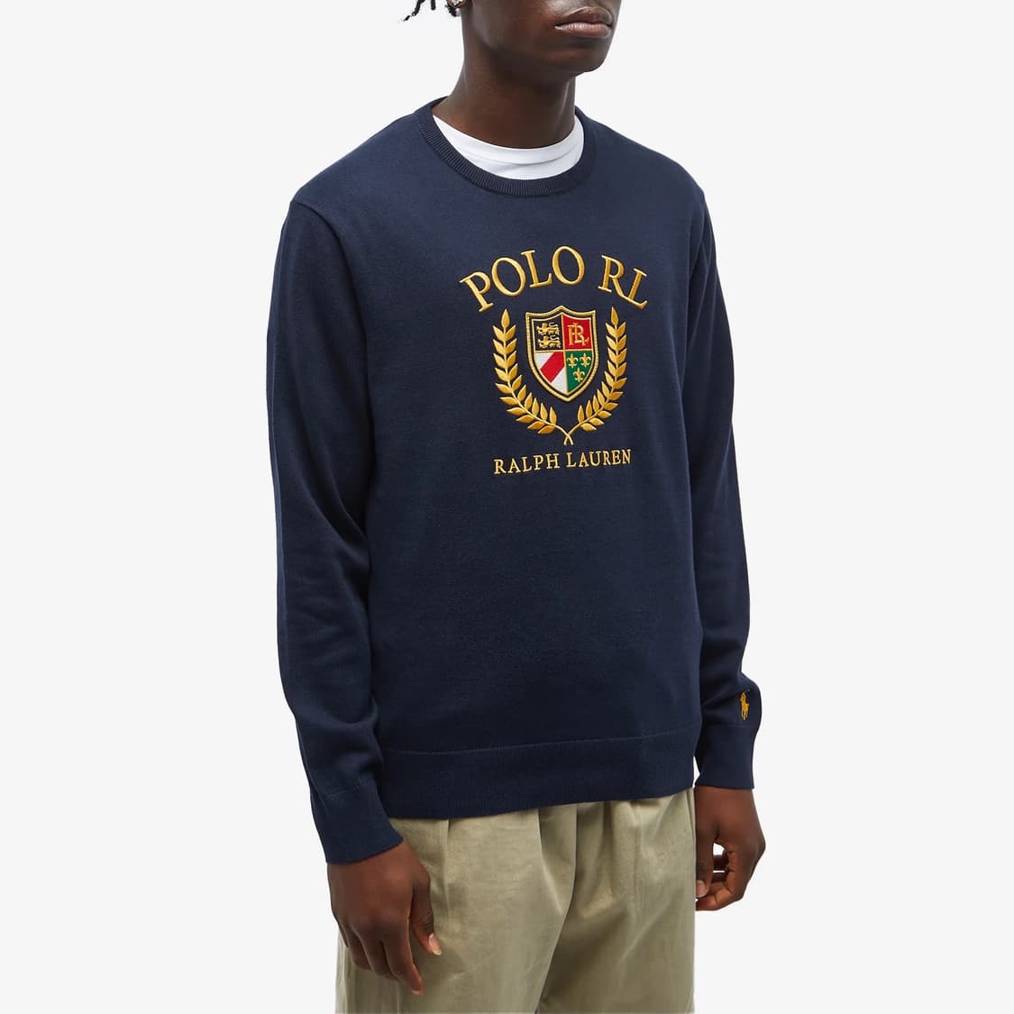 랄프로렌(Ralph Lauren) 크레스트 코튼 크루넥 니트 상품이미지5