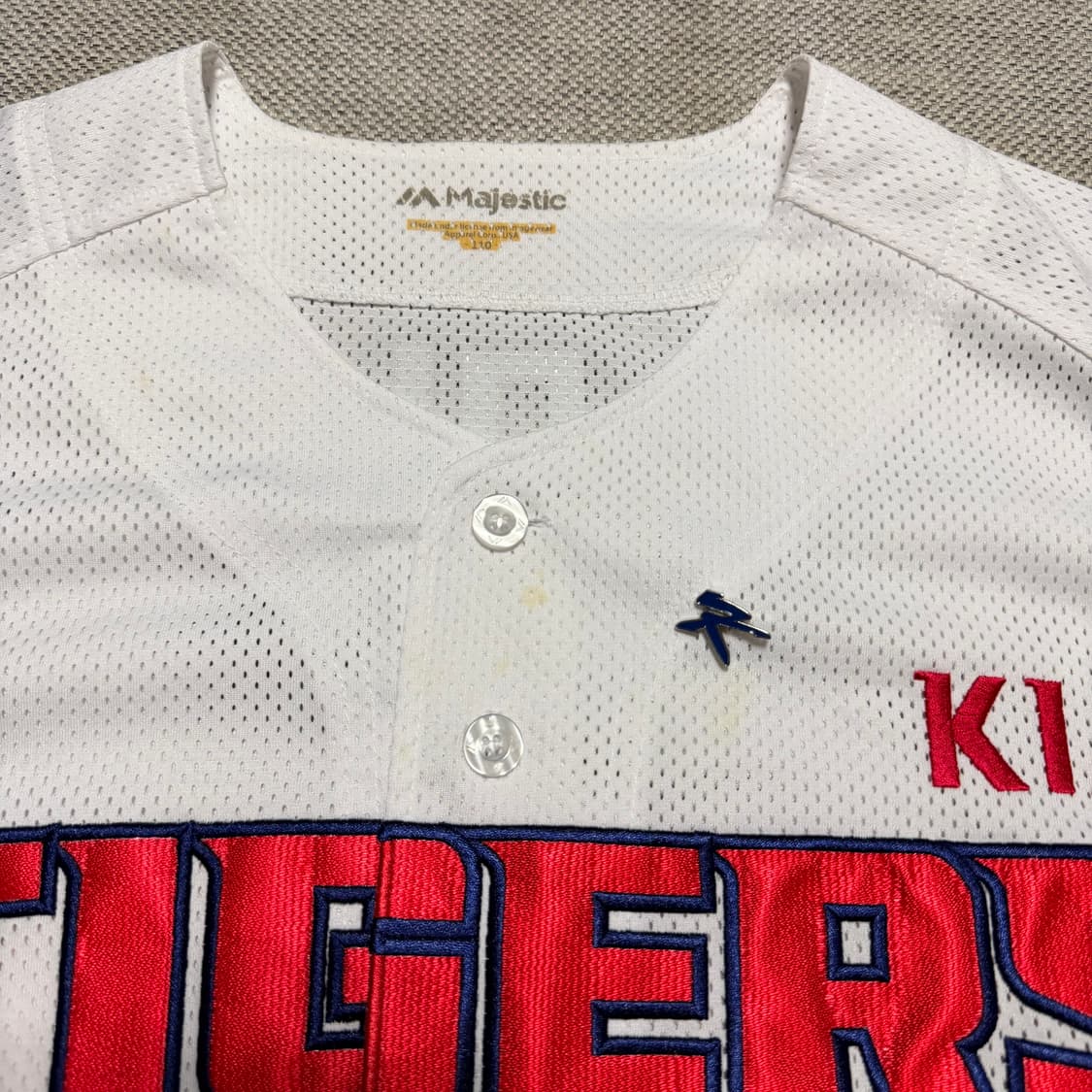 마제스틱 기아 타이거즈 김민식 마킹 홈 레플리카 유니폼 상품이미지3