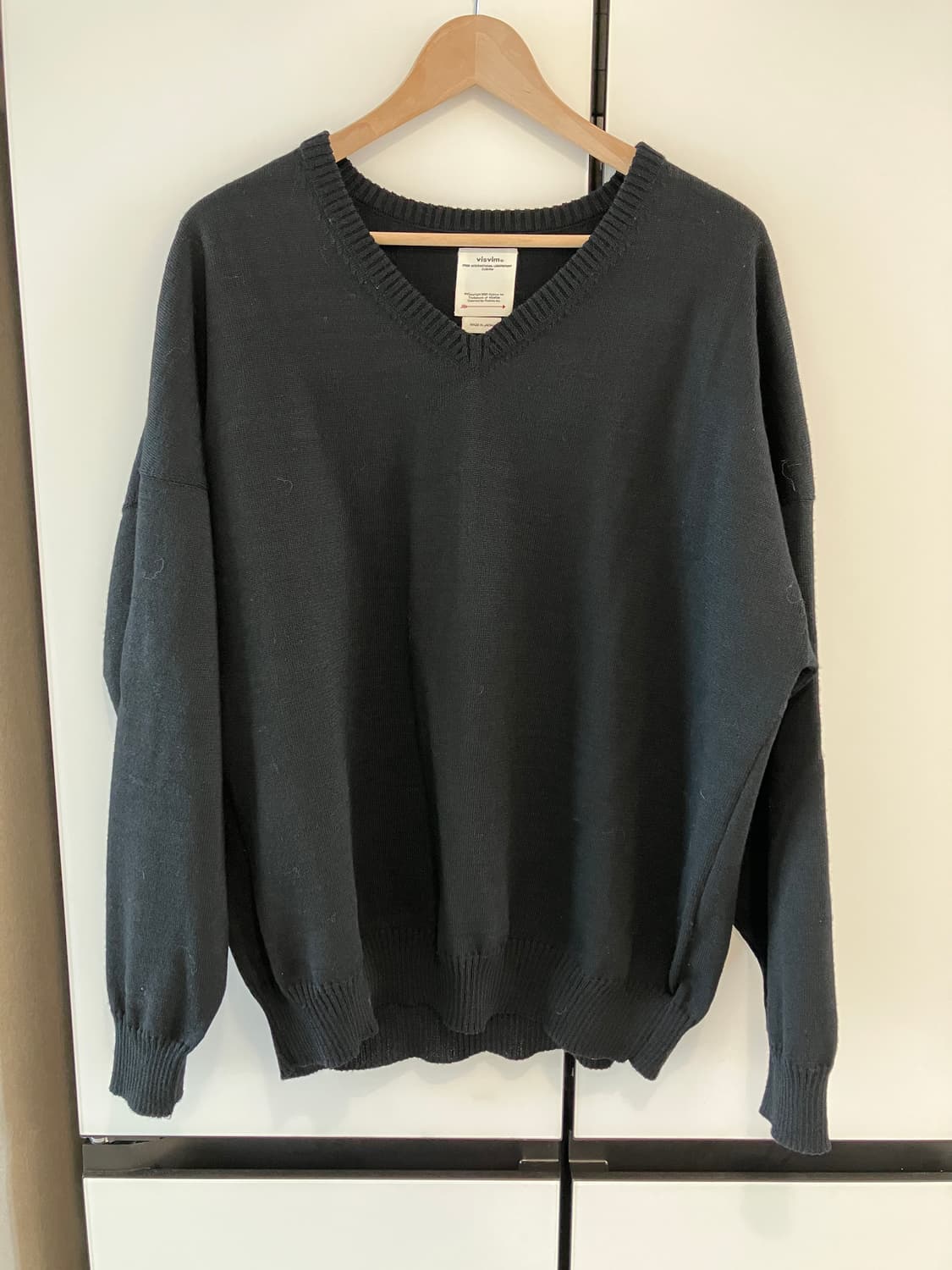 [3] Visvim 비즈빔 amplus v-neck knit 상품이미지2