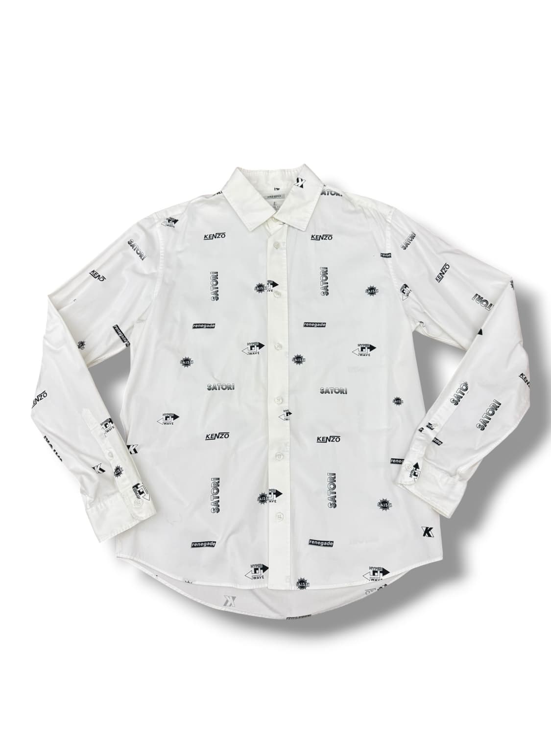 겐조 멀티로고 모노그램 화이트 셔츠 상품이미지1