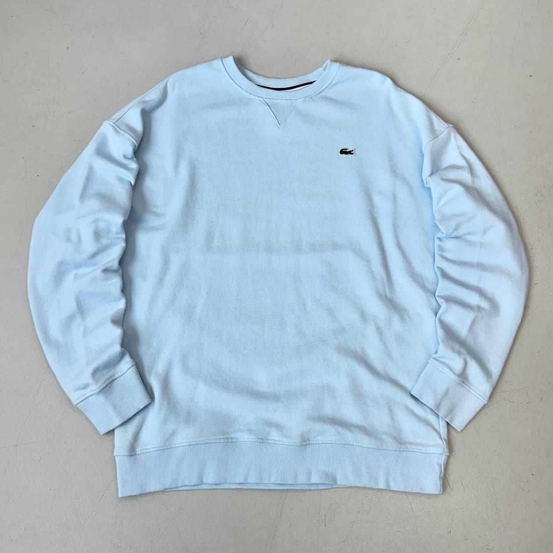 라코스테 하늘색 맨투맨 상품이미지2