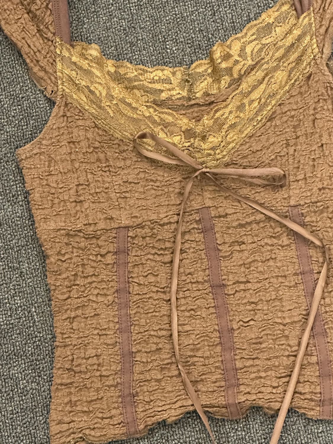 OS)Maison de therese vintage 레이스 슬리브리스 상품이미지6