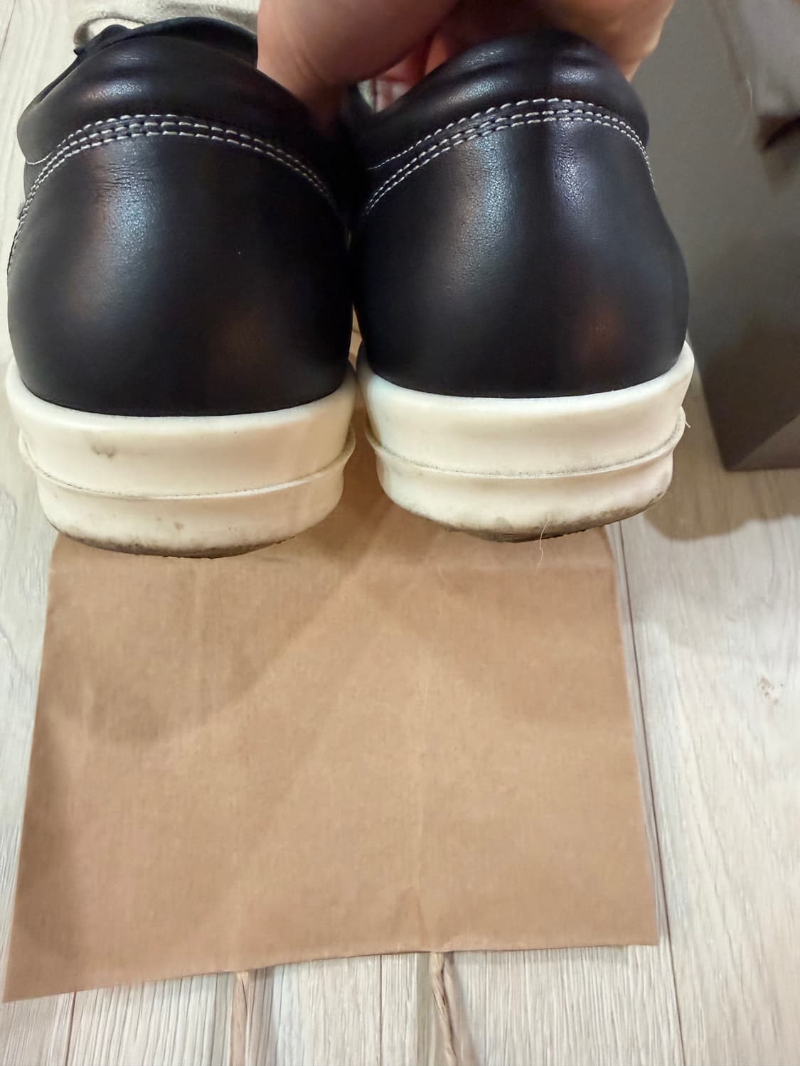 41)릭오웬스 레더 빈티지 스니커즈lco 팝니다 상품이미지5