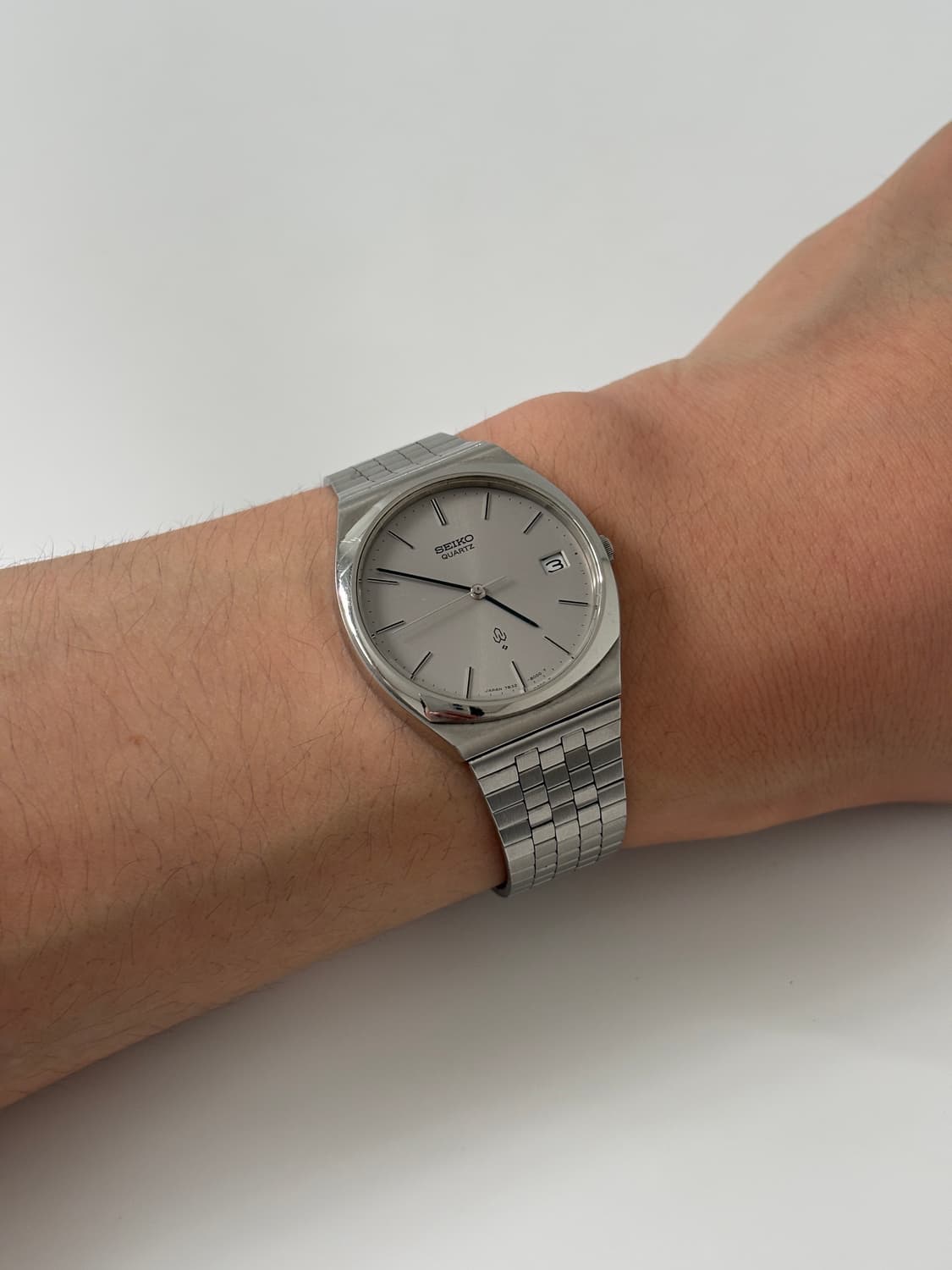 1980s Emblem Grey Dial Silver Quartz  상품이미지10