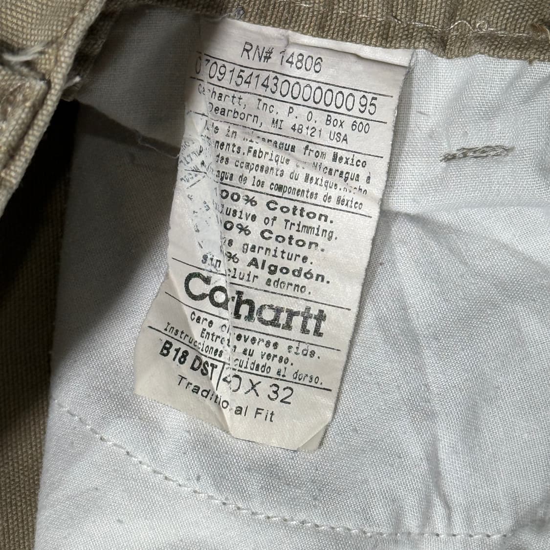 칼하트 워크팬츠 (old-8415) 상품이미지4