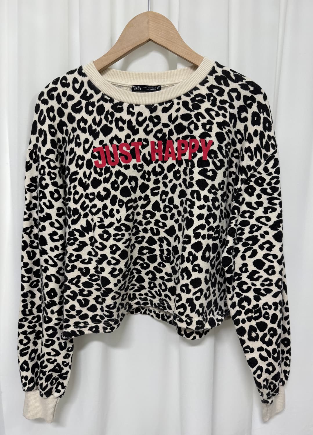 ZARA 자라 레오파드 맨투맨 상품이미지1