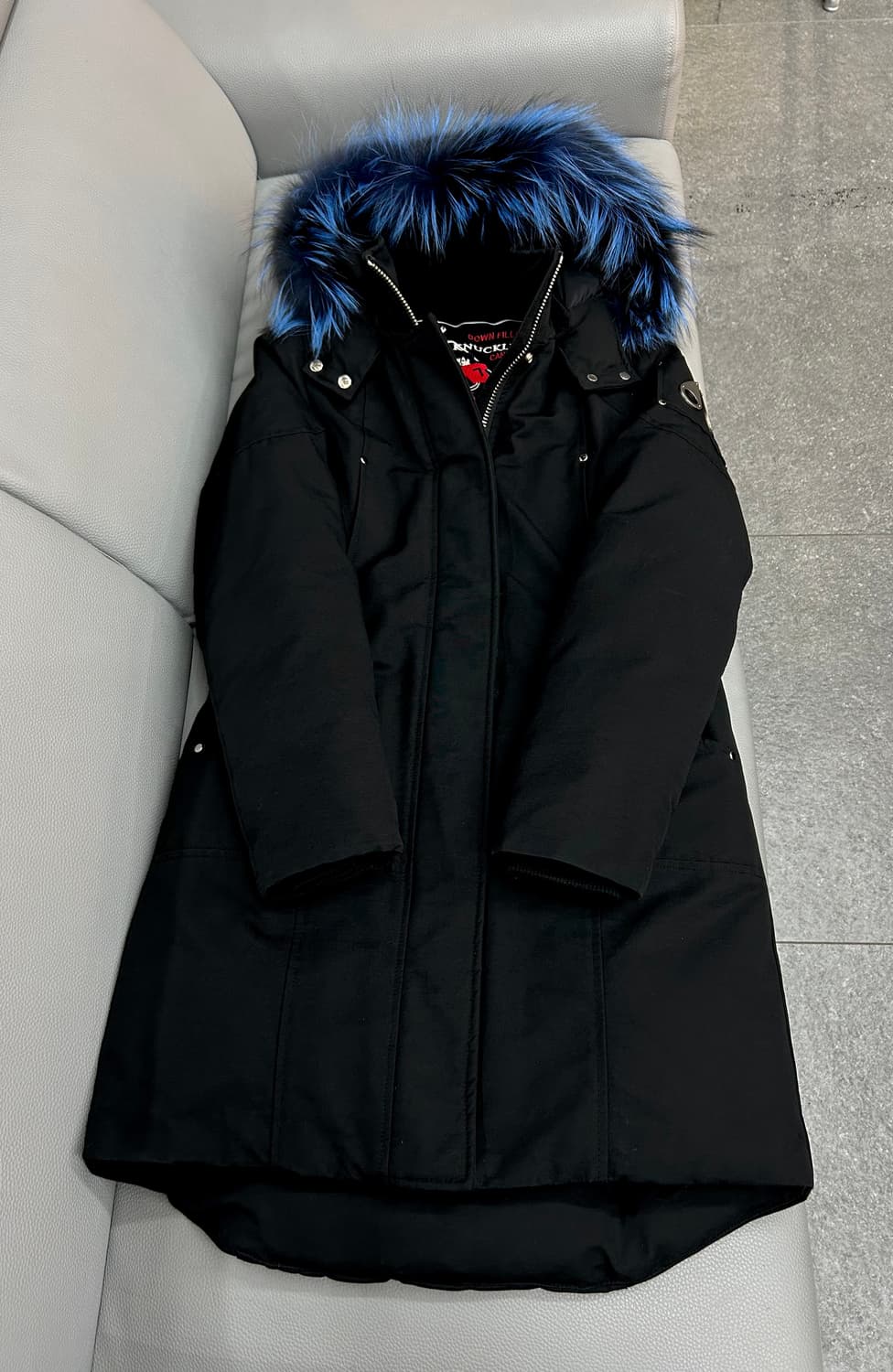 무스너클 아이벡스 블랙 롱패딩(M) 상품이미지2