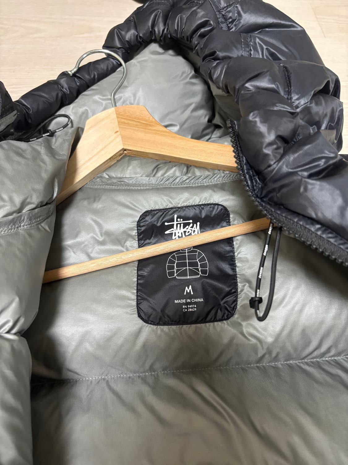 스투시 마이크로 립스탑 팬텀 블랙 M 상품이미지3