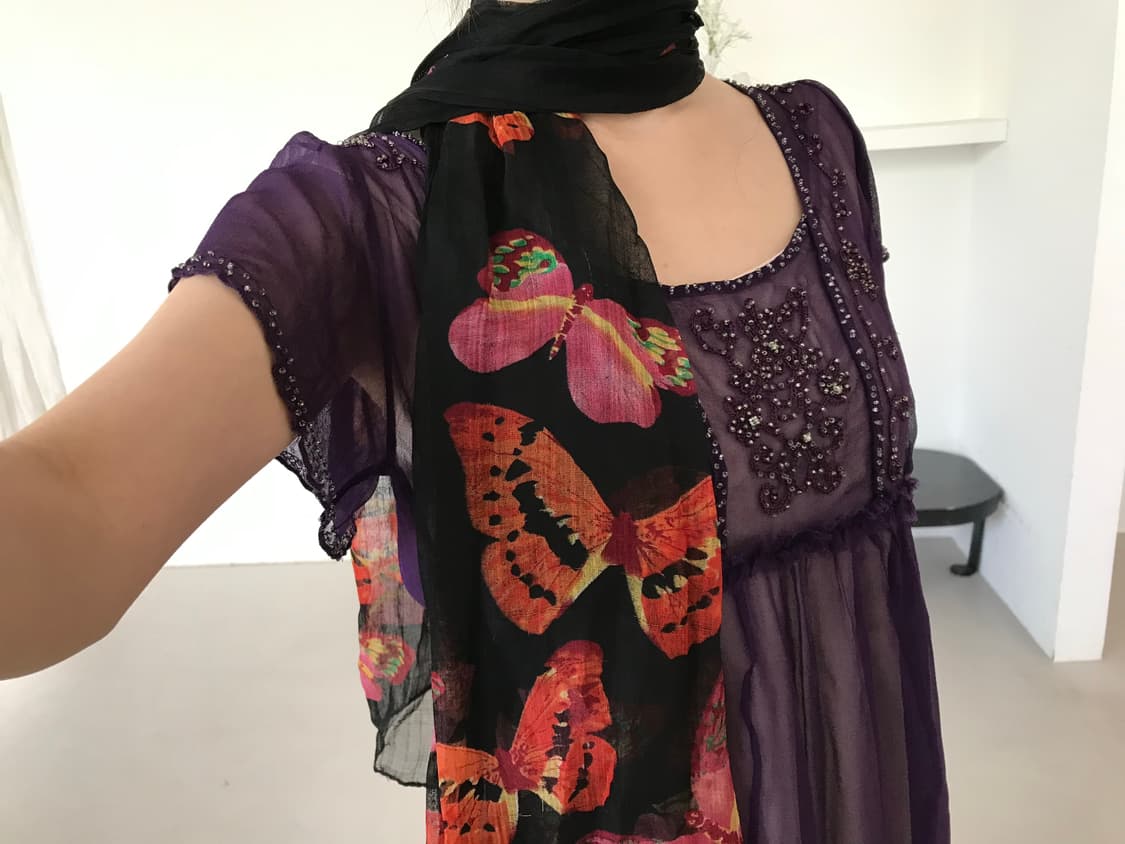 vintage pattern scarf 상품이미지6