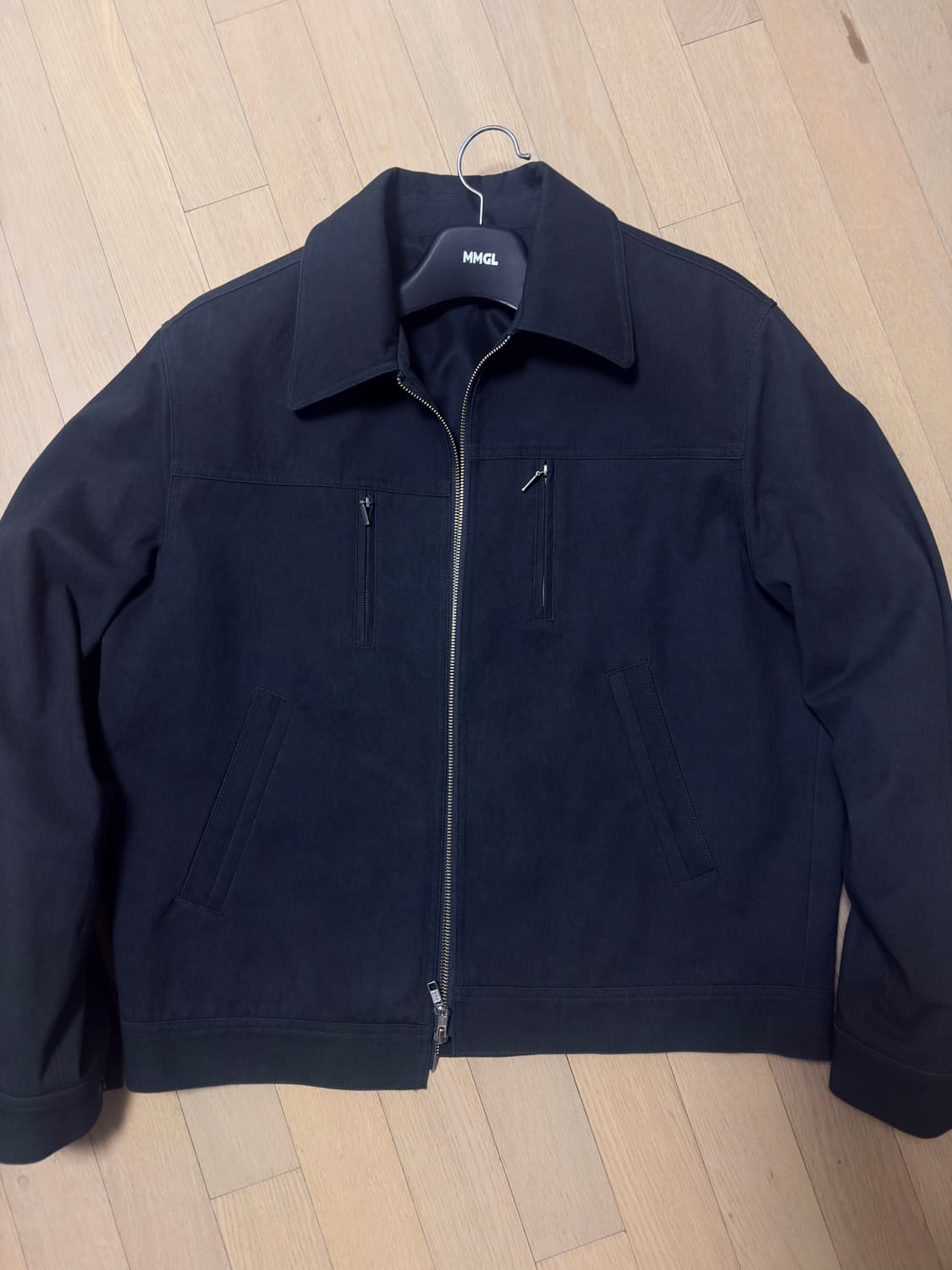 드로우핏 /페이드 다잉 코튼 블루종 자켓 [CHARCOAL] /XL 상품이미지4