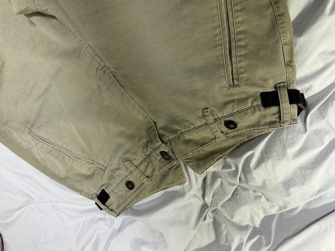 폴리테루 서스펜더 팬츠 치노 베이지 상품이미지3