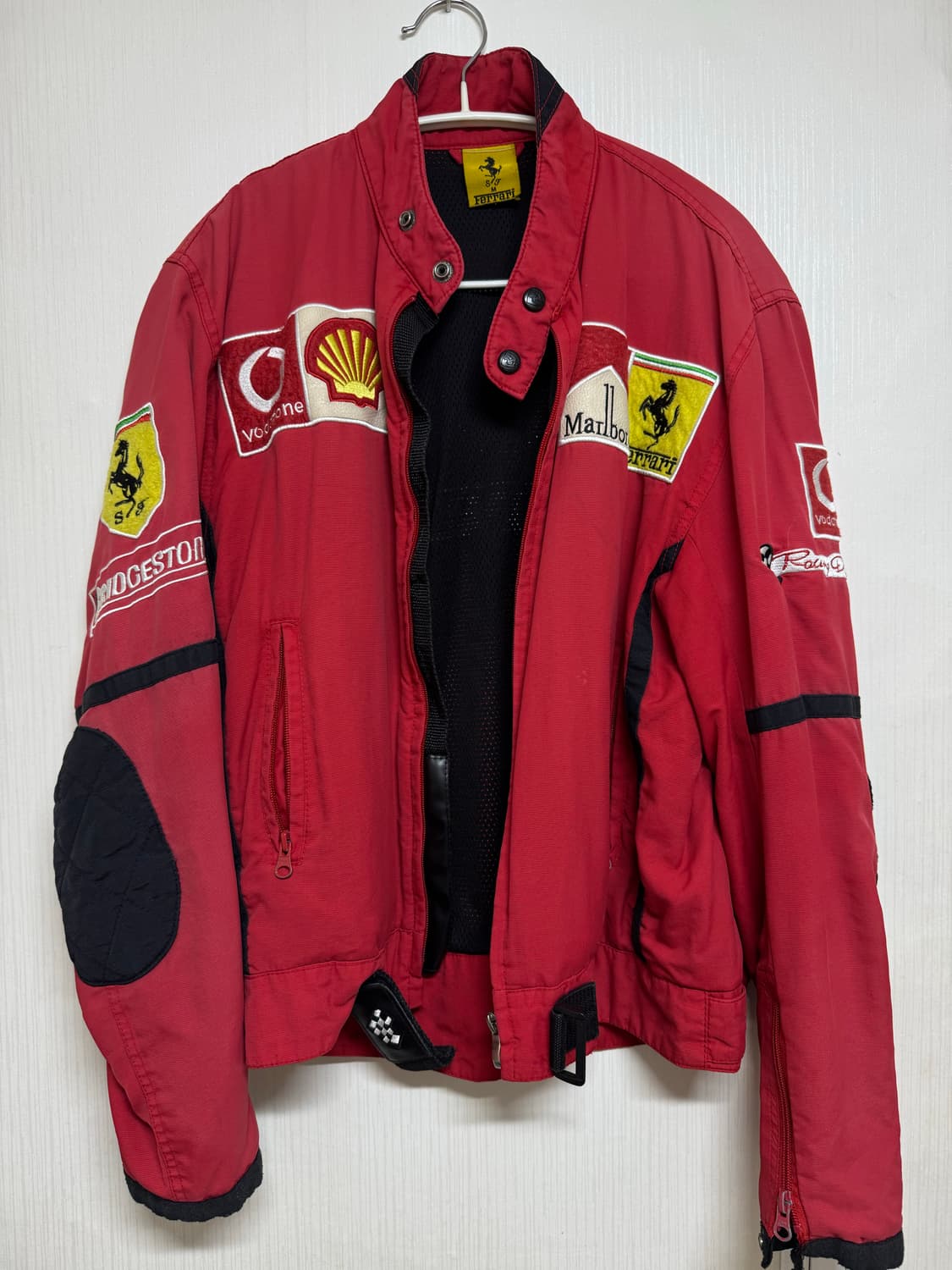 페라리 레드 레이싱 자켓 점퍼 S 상품이미지1