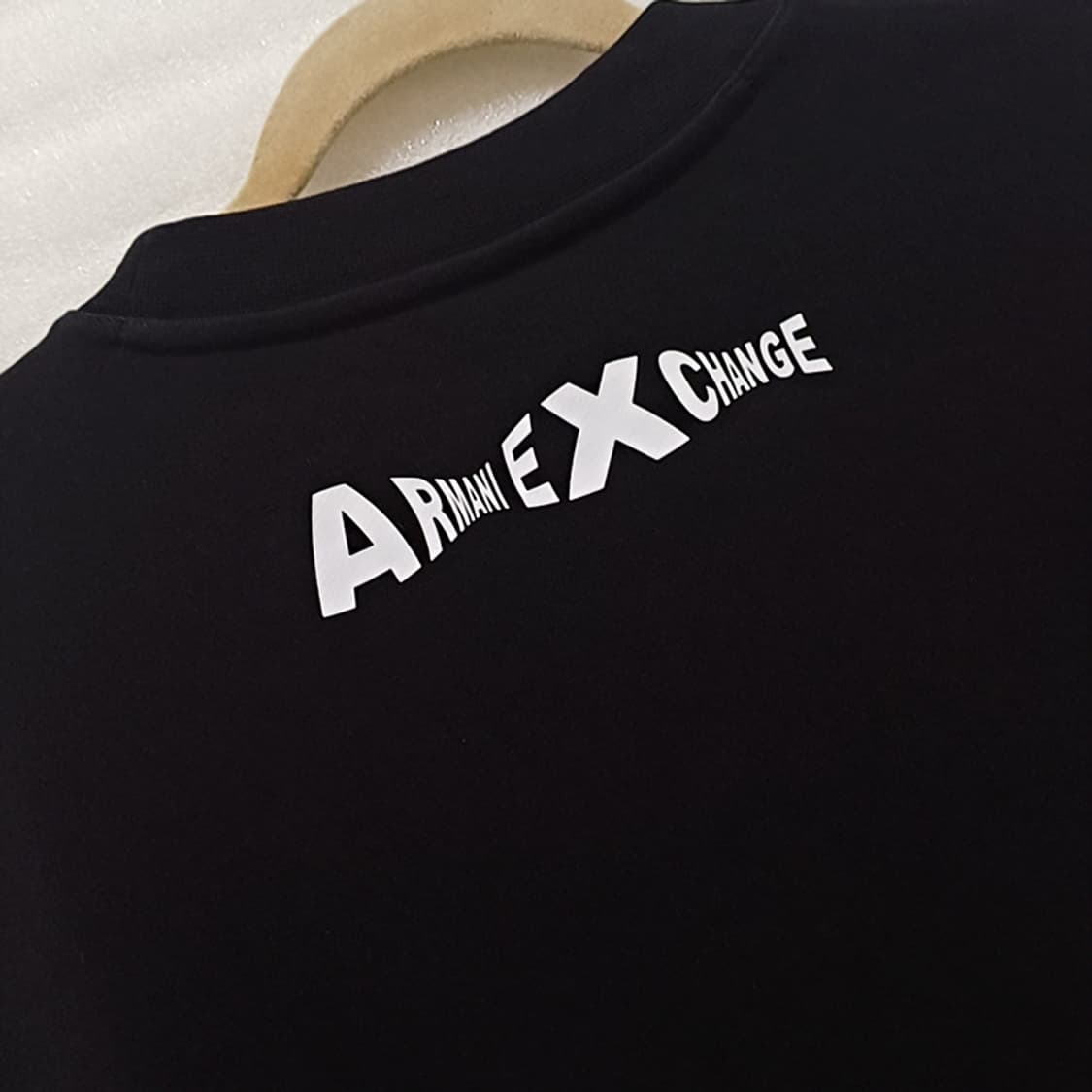 아르마니 맨투맨 라운드 긴팔 티 남성 L XL 블랙 사랑봉봉 상품이미지5