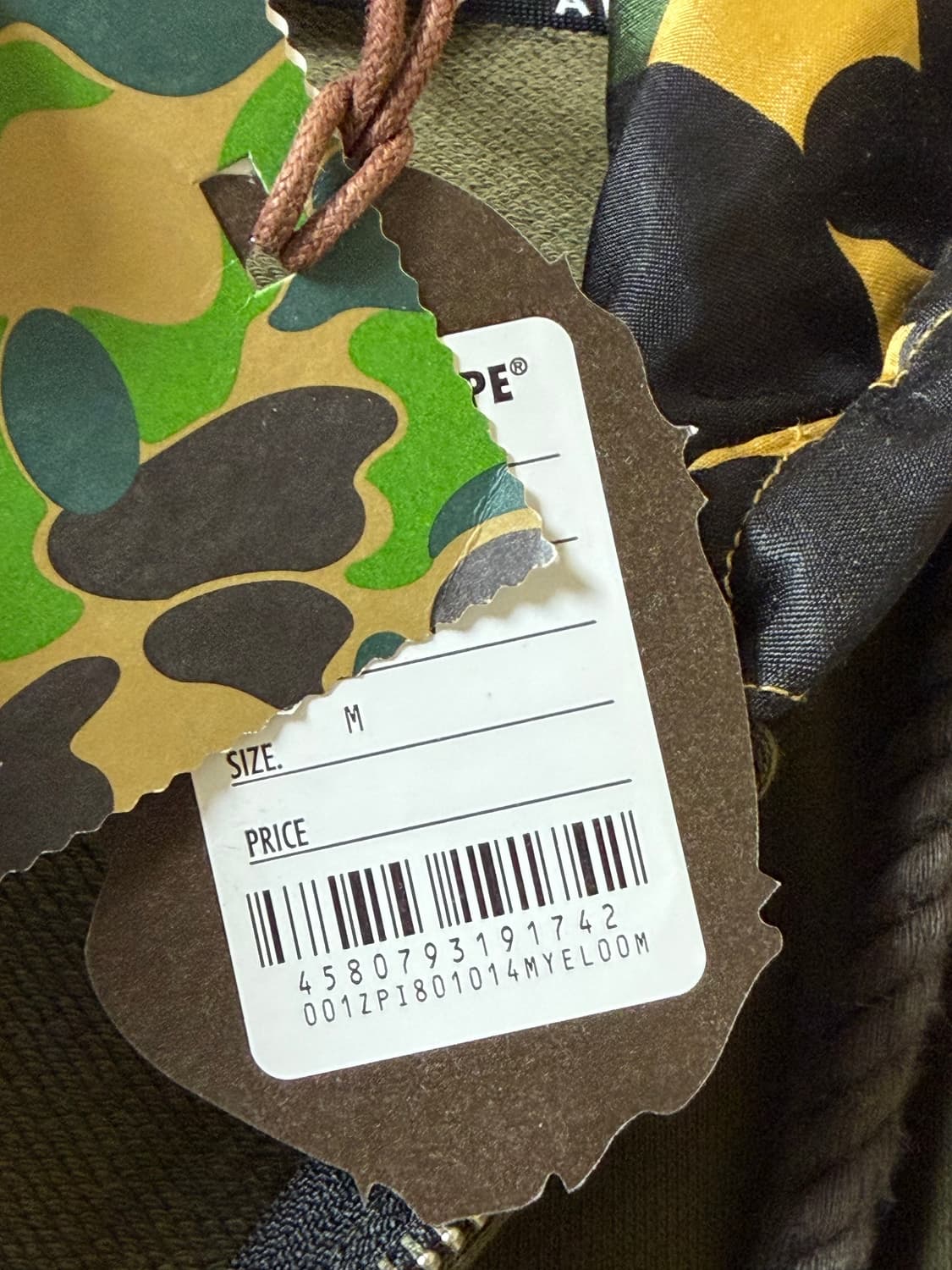 베이프 카모 풀 후드집업 원빈 베이프 후드집업 상품이미지3