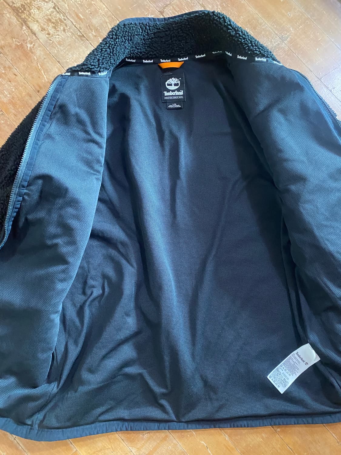 Timberland 플리스 블랙 자켓 L 상품이미지4