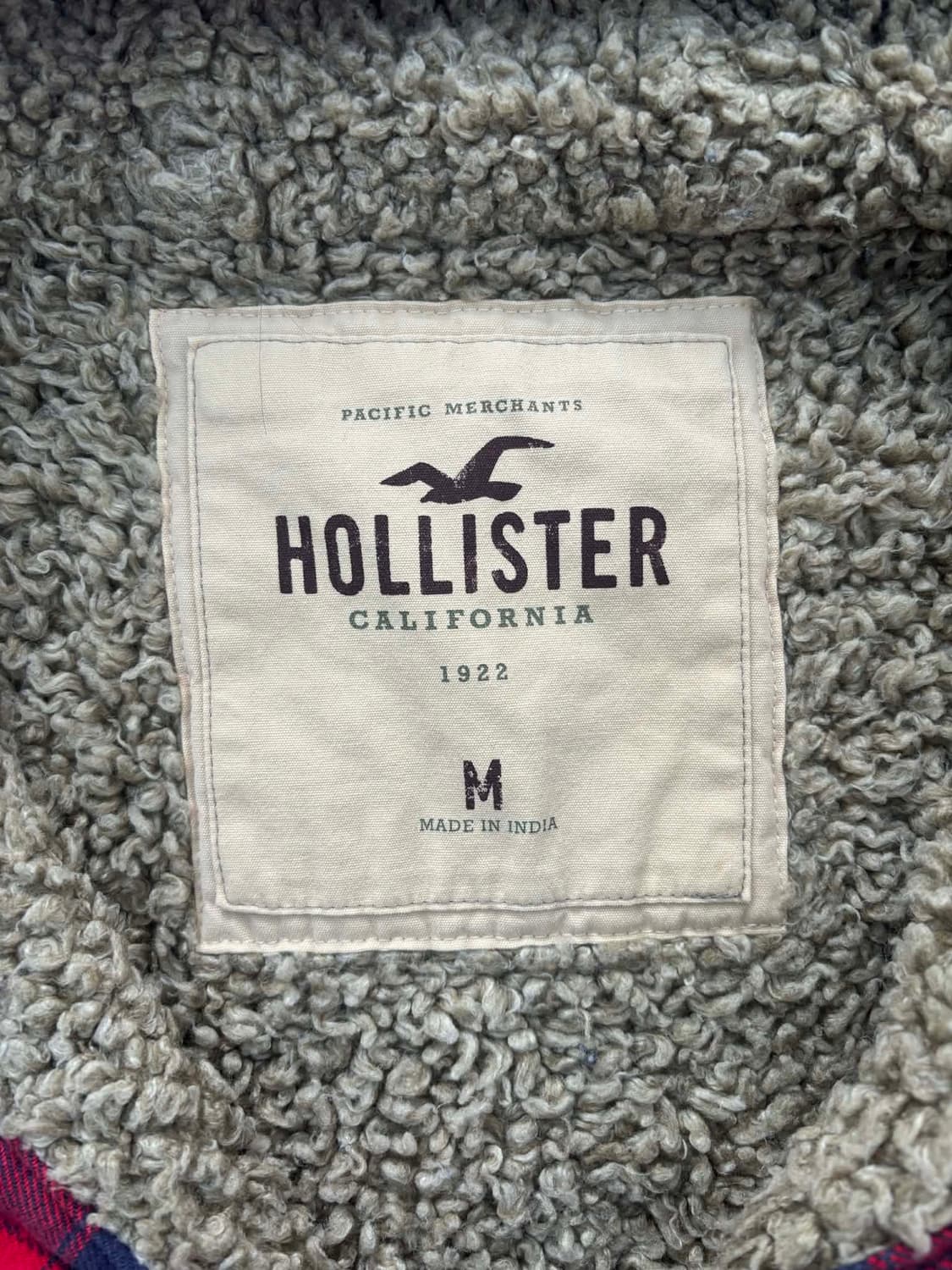 홀리스터 y2k 투포켓 양털 울프죠 셔츠 자켓(M) 상품이미지4