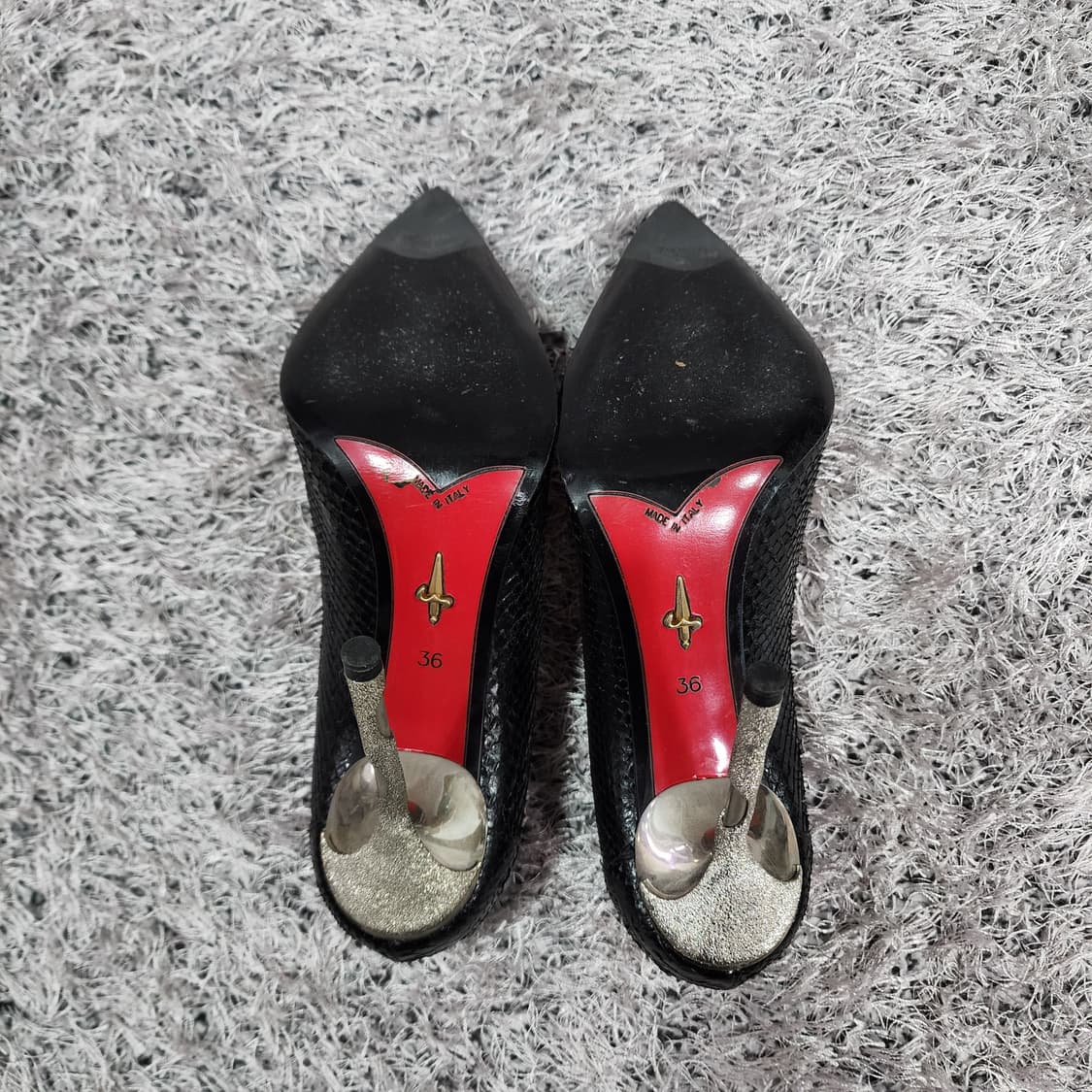 체사레 파치오티 파이톤 하이힐 36 상품이미지6