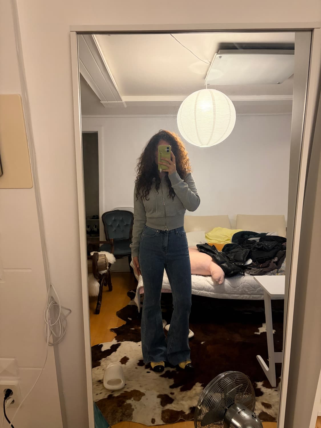 하이웨스트 부츠컷 데님팬츠 상품이미지2