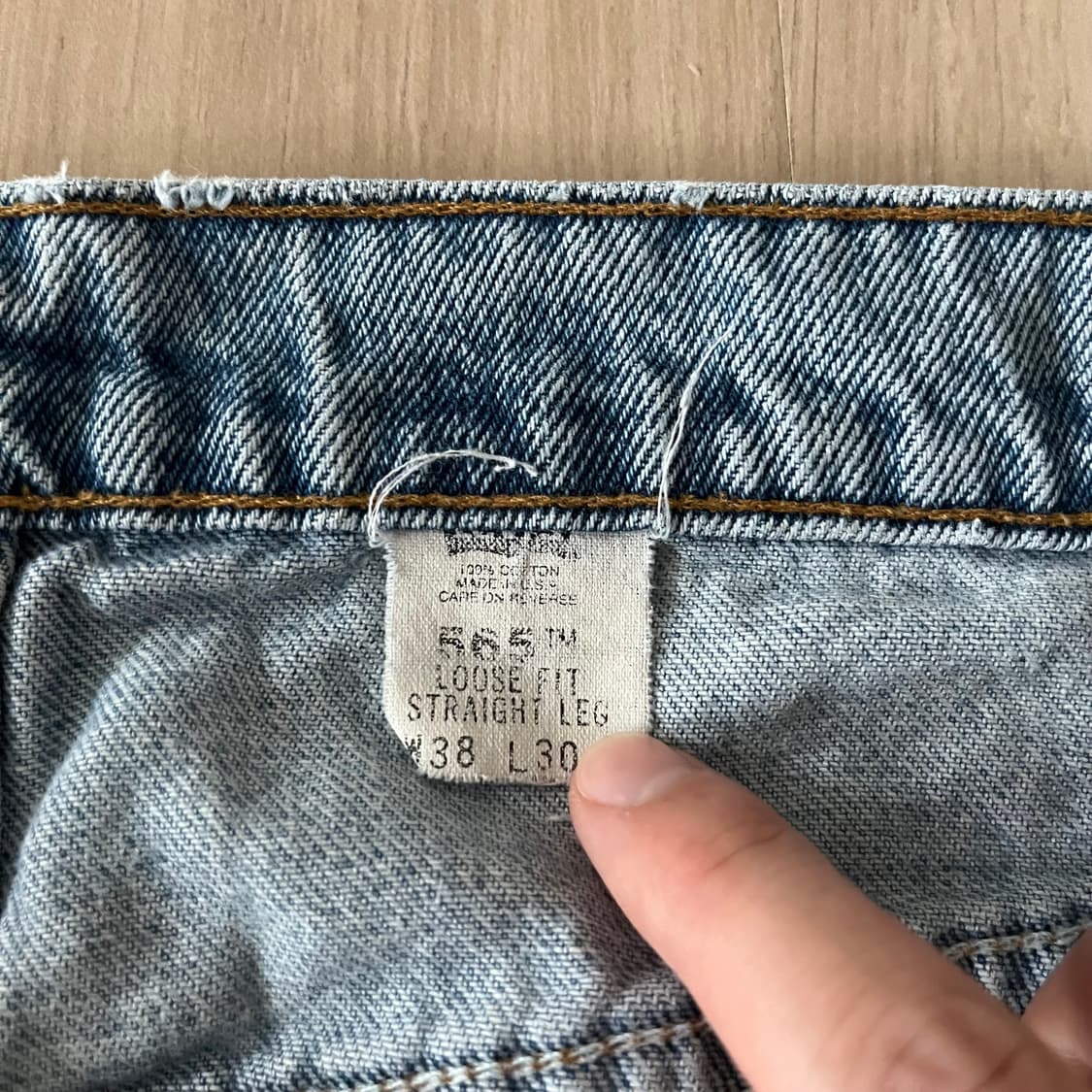 [38X30] 90s 빈티지 리바이스 565 made in usa 상품이미지3
