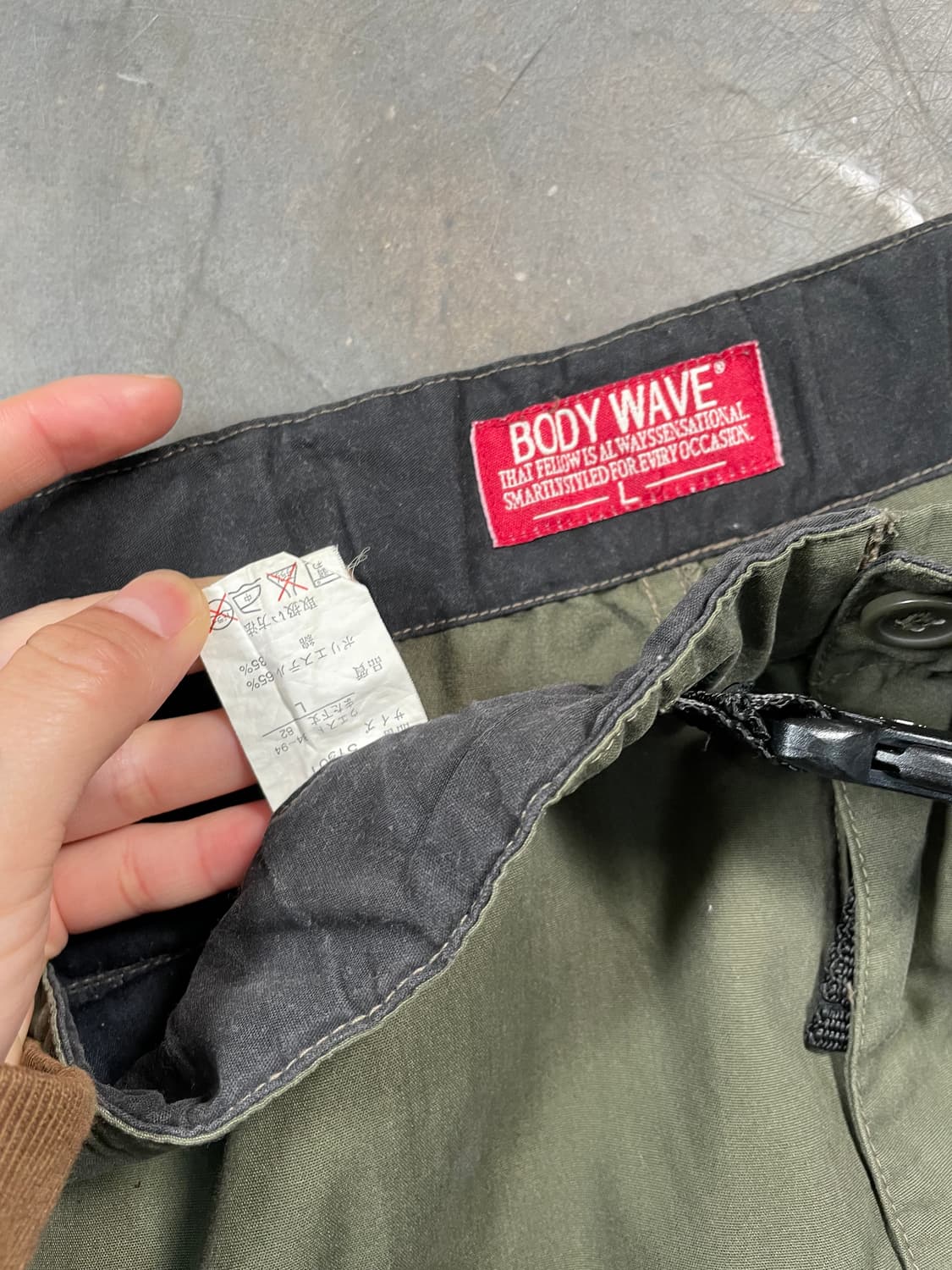 바디 웨이브 컨버터블 와이드 카고팬츠 상품이미지7