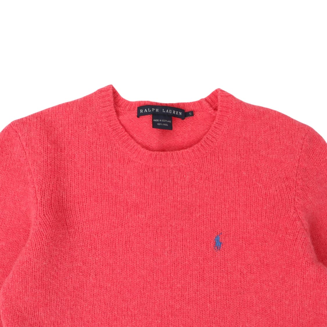 폴로 랄프로렌 코랄 스코틀랜드 울 니트 상품이미지2