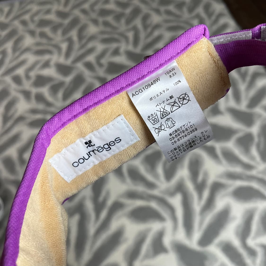 [Courreges] 꾸레쥬 로고 하트 썬캡 상품이미지3