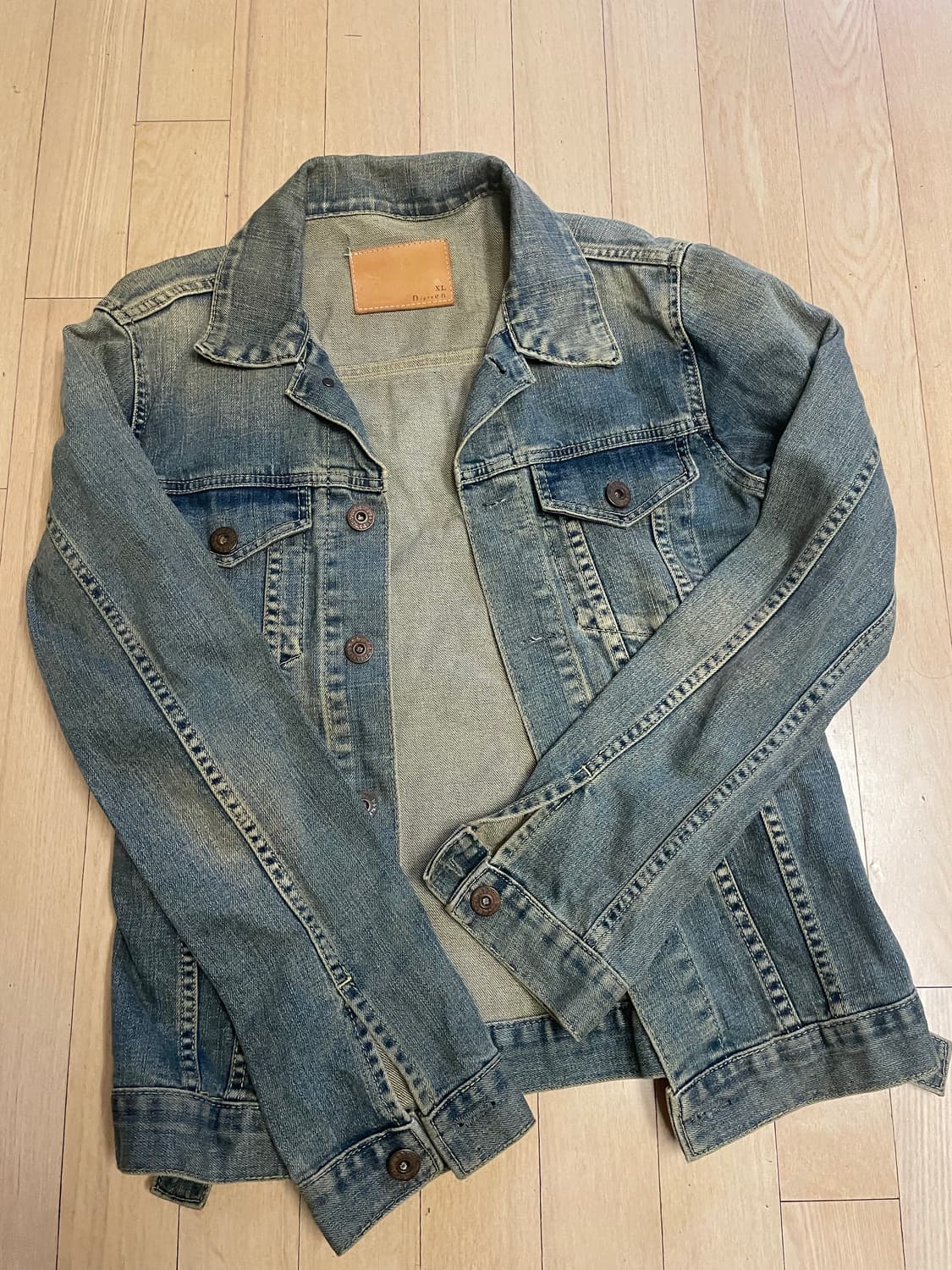 빈티지 데님자켓 xl 상품이미지1