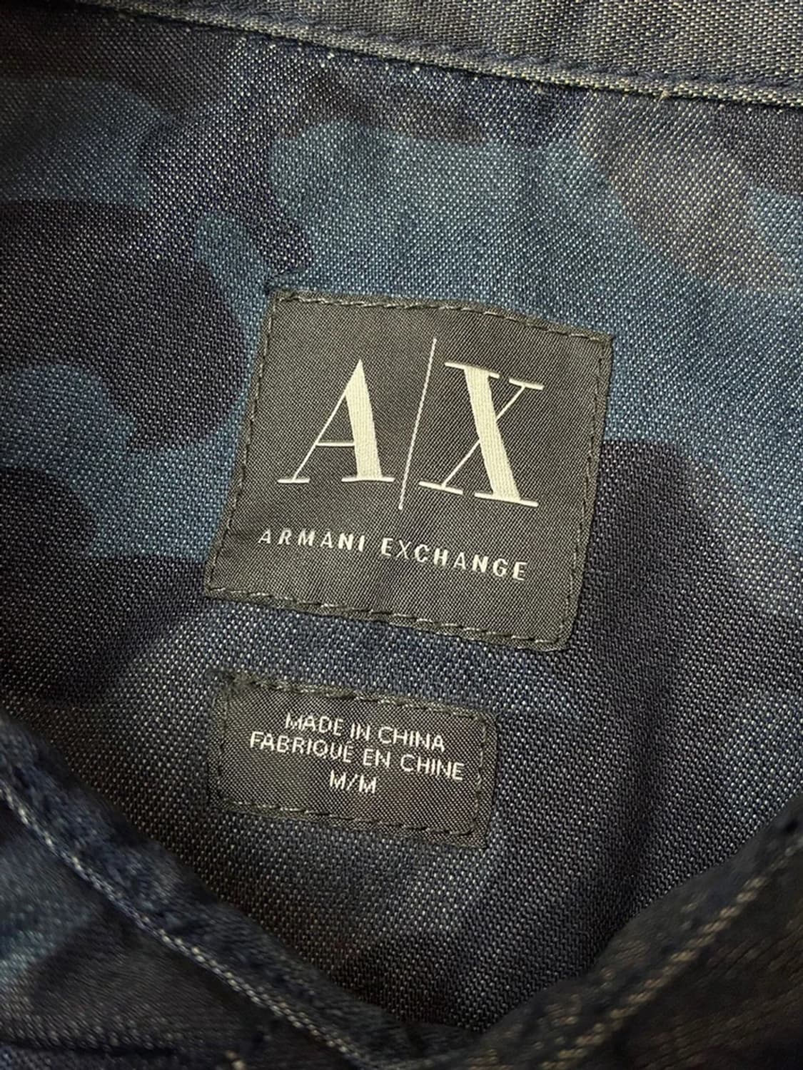 아르마니익스체인지 A/X 00s 카모 플라쥬 웨스턴 셔츠 PN5286 상품이미지8