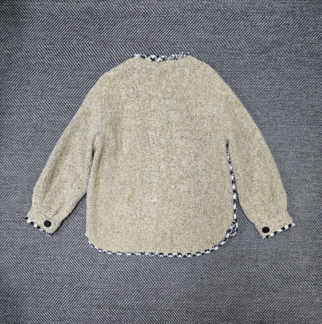 보브 VOICEOFVOICES 플랩포켓 트위드자켓 모94%자켓 상품이미지2