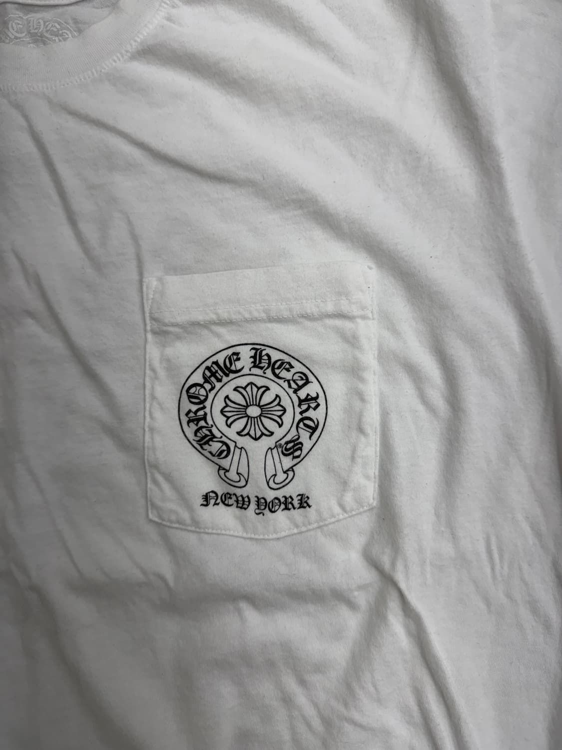 [XL] 크롬하츠 홀스슈 뉴욕 티셔츠 상품이미지3