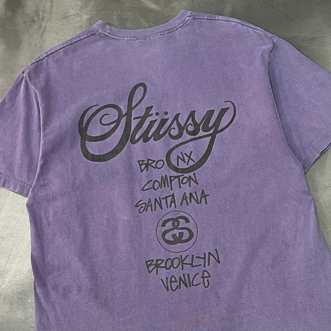  90s 스투시 월드 투어 반팔티 y15454 상품이미지5