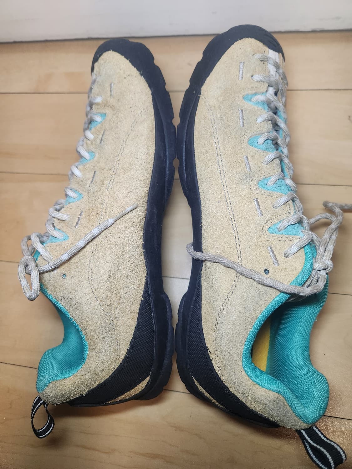 (280)(W)킨 재스퍼 스웨이드 스니커즈 베이지 상품이미지4